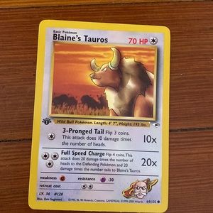 Blaine’s Tauros. 1st edition. Gym masters.